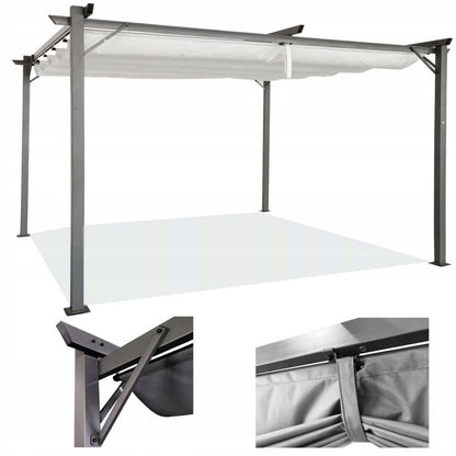 Metalpergola Hardmaister Sprint 3x4 m Antracit