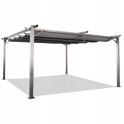 Metal Pergola 300x400 cm Antracit med Skydetag