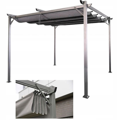 Pergola Sprint 290x290 cm Stål Antracit