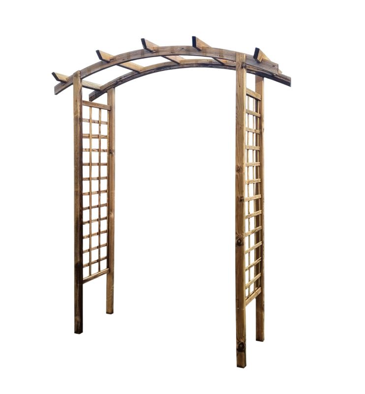 Buepergola 70x180x220 cm Fyrretræ