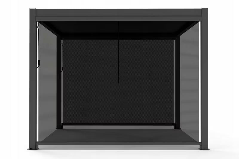Pergolarullegardin 270x238 cm Antracitgrå
