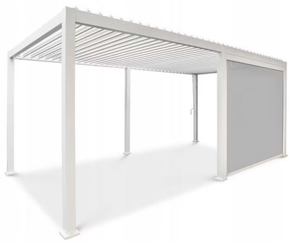 Pergolarullegardin 279x237 cm Hvid