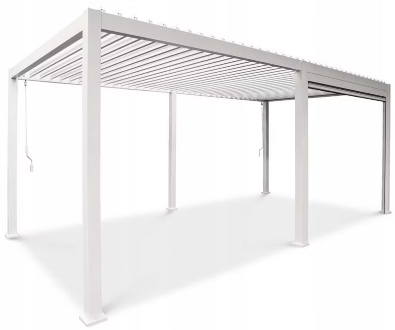 Pergolarullegardin 279x237 cm Hvid