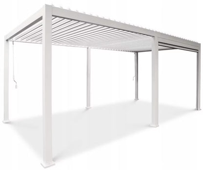 Pergolarullegardin 279x237 cm Hvid