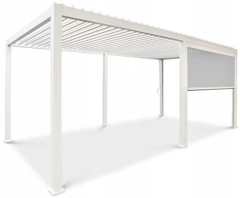 Pergolarullegardin 279x237 cm Hvid
