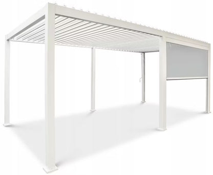 Pergolarullegardin 279x237 cm Hvid