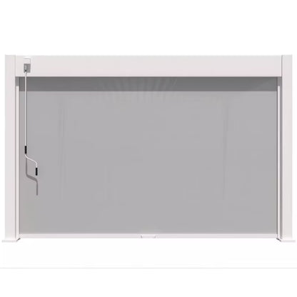 Pergolarullegardin 370,5x233,5 cm Hvid