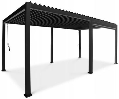Pergolarullegardin 3m 279x237 cm Antracitgrå