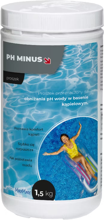 pH Minus Granulat 1,5 kg til Pool