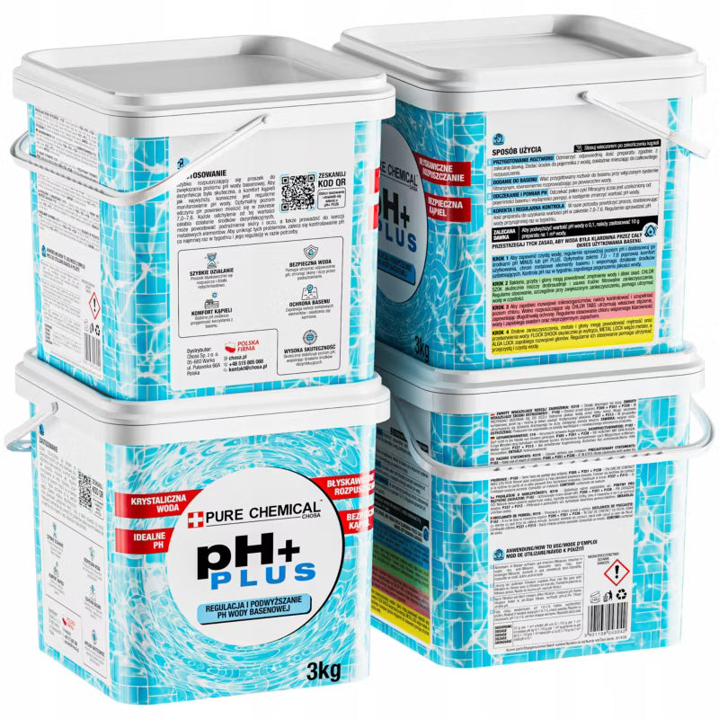 pH Plus Granulat 3 kg Hvid
