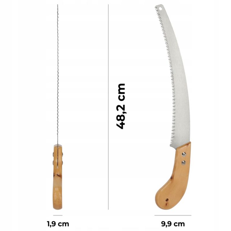 KADAX havegren- og beskæringssav med buet klinge