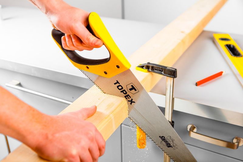 TOPEX pladesav med 400 mm klinge, 1 stk.