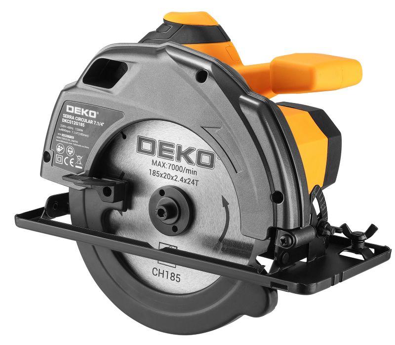 DEKO rundsav 1200W 4800 omdr./min 1 sæt