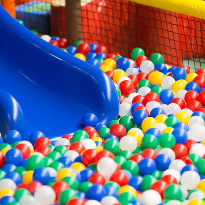Springos 200 stk. bolde til tørt bassin - multifarvet sæt til børnelege