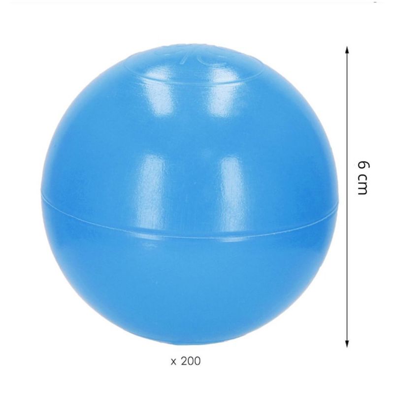 Springos 200 stk. bolde til tørt bassin - multifarvet sæt til børnelege