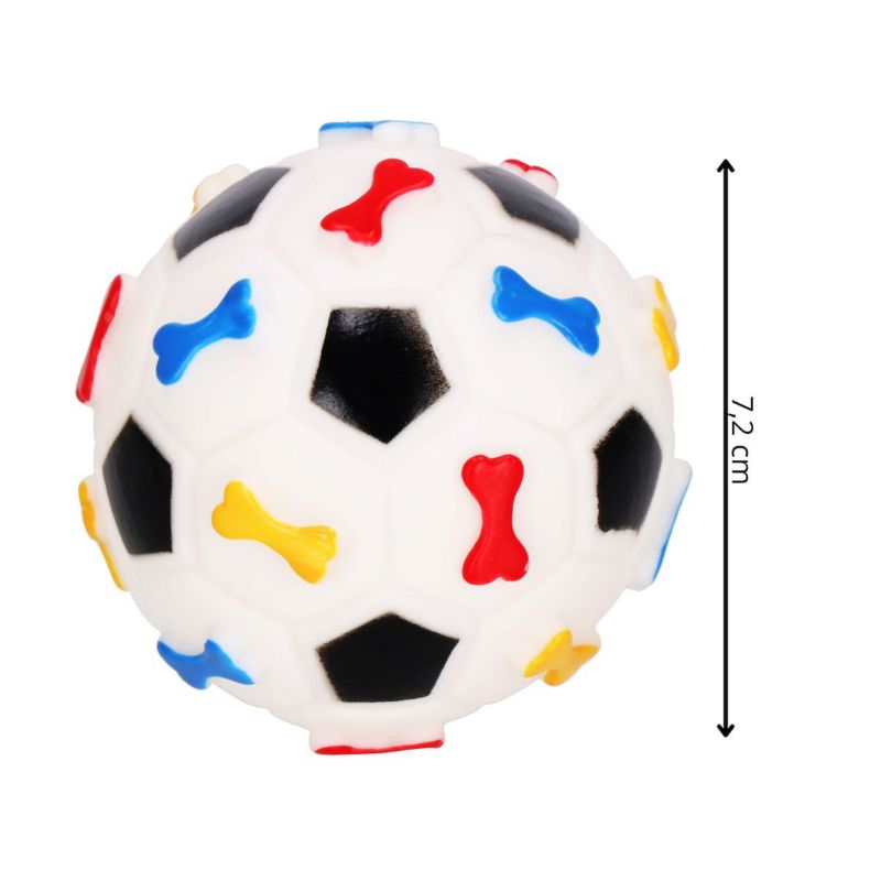 Springos pipleget bold til hund og kat, flerfarvet, Ø 7,5 cm, 1 stk.