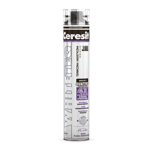 Ceresit Whiteteq monteringsskum til pistol 750 ml