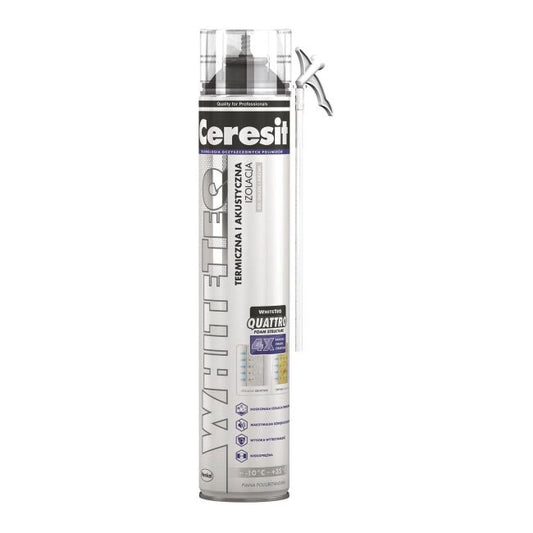Ceresit Whiteteq monteringsskum i slange 750 ml