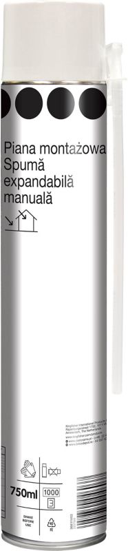 OPP monteringsskum med slange 750 ml