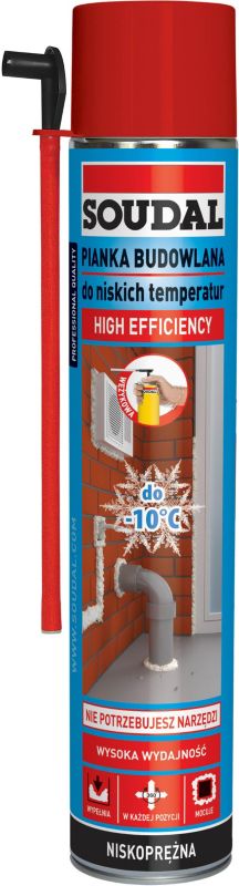 Soudal F22 vinter monteringsskum med slange 750 ml