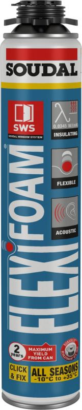 Soudal Flexi Gun monteringsskum 750 ml