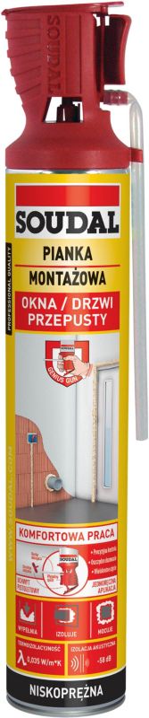 Soudal Genius Gun monteringsskum 750 ml