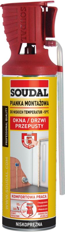 Soudal Genius pistol monteringsskum vinter 500 ml