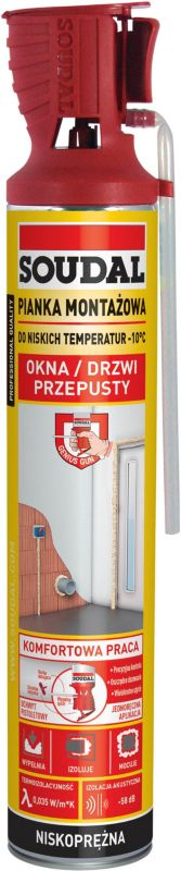 Soudal vintermonteringsskum 750 ml
