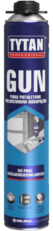 Tytan Gun flerårig monteringsskum 750 ml