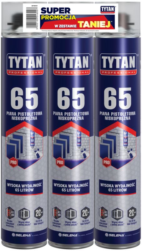 Tytan Professional monteringsskum 3 x 750 ml