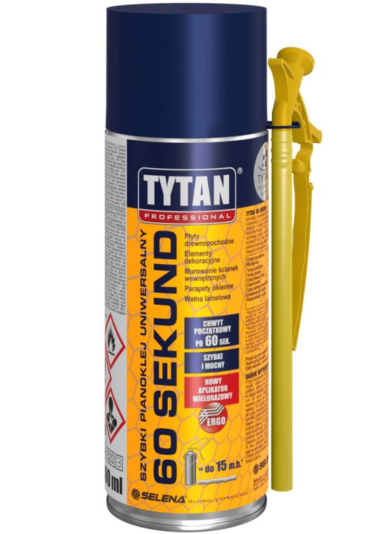 Tytan universal skumklæber 60 sekunder hurtig 300 ml