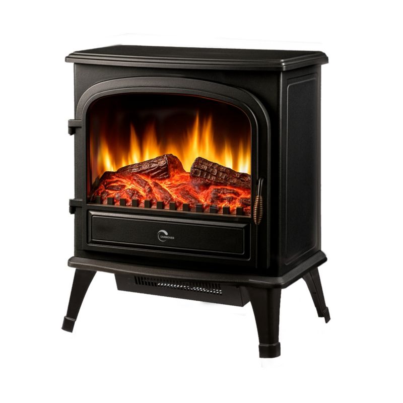 Elektrisk Kamin 2000W 51x28x63,5 cm Sort