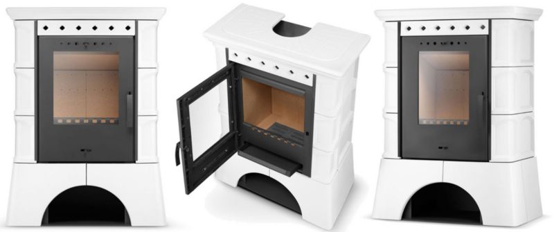 Kakkelovn Fritstående 10 kW Atol 10