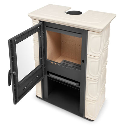 Flama Eldur keramisk kakkelovn i honningfarve, 1 stk.