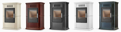Kakkelovn OLBIA 6,3 kW 76x51x115 cm