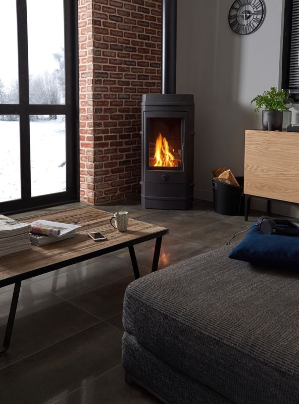 Balham støbejernsbrændeovn 12 kW