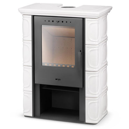 Kakkelovn ELDUR 73x39x97 cm Elfenben 6 kW