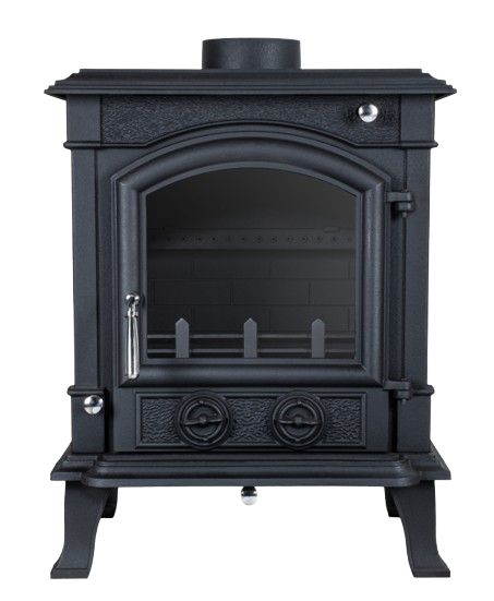 Brændeovn AKRON CDP 9 kW Støbejern Sort