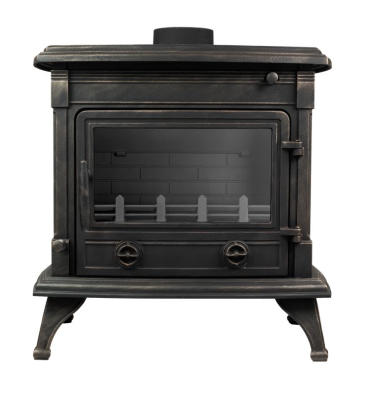 Brændeovn ASTI PATYNA 10 kW Støbejern Patina