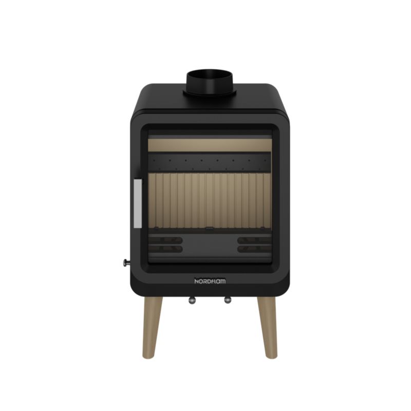 Brændeovn Flam 5 kW Sort
