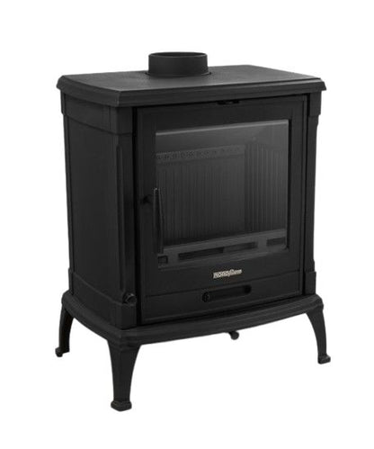 Brændeovn IBERIA 9 kW Støbejern Sort