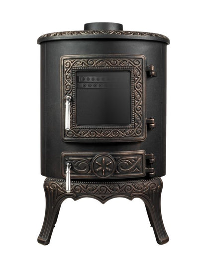 Brændeovn PALESTRO PATYNA 7,6 kW Støbejern Patina