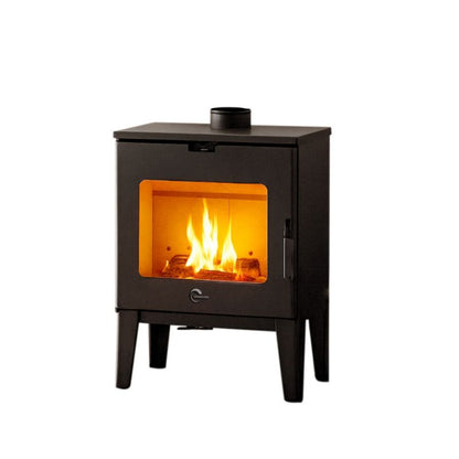 Brændeovn Dita 7,6 kW 52x41x76 cm Sort