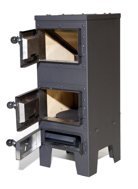 Brændeovn Jowisz 6 kW 27x39x69 cm Sort