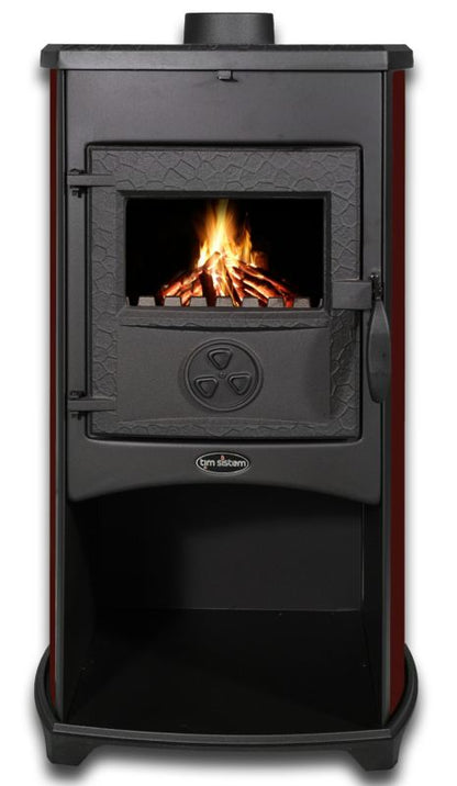 Brændeovn Nora 8,6 kW Sort