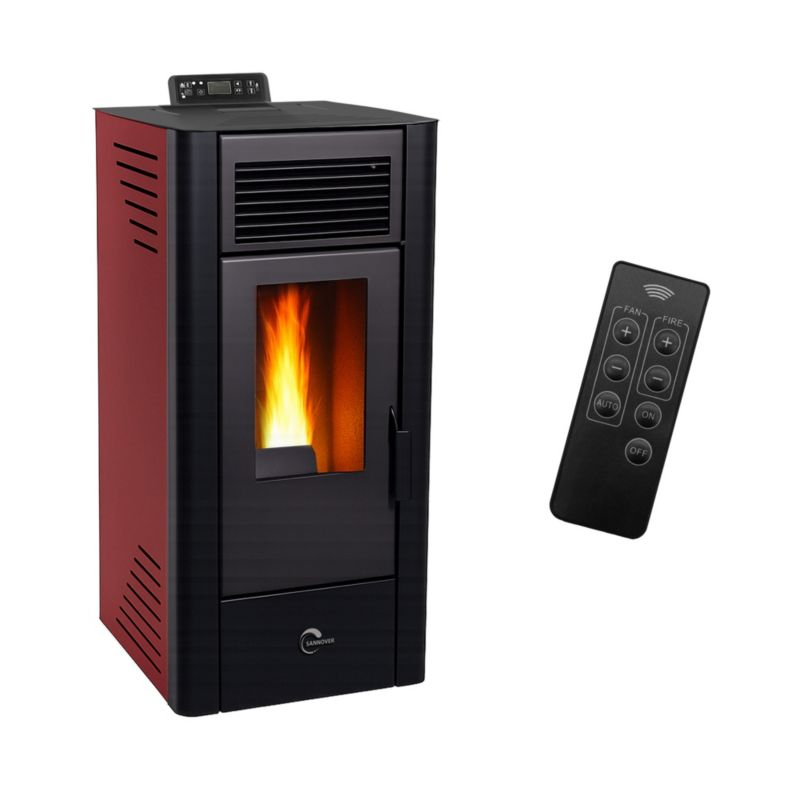 Pilleovn Anita 11,6 kW Bordeaux