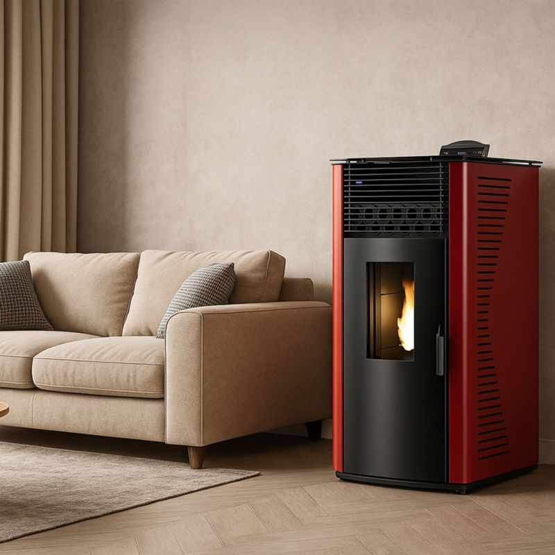 Pilleovn Anita 15 kW Bordeaux