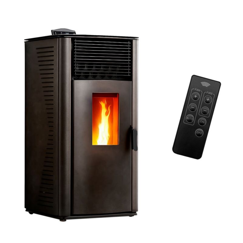 Pilleovn Anita 15 kW Sort