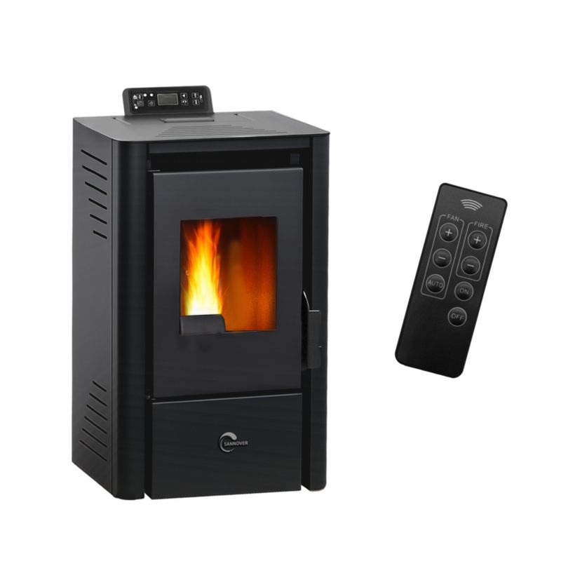 Pilleovn Anita 9,4 kW Sort