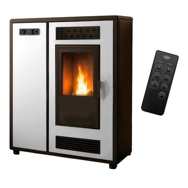 Pilleovn Astral Slim 12,2 kW Hvid
